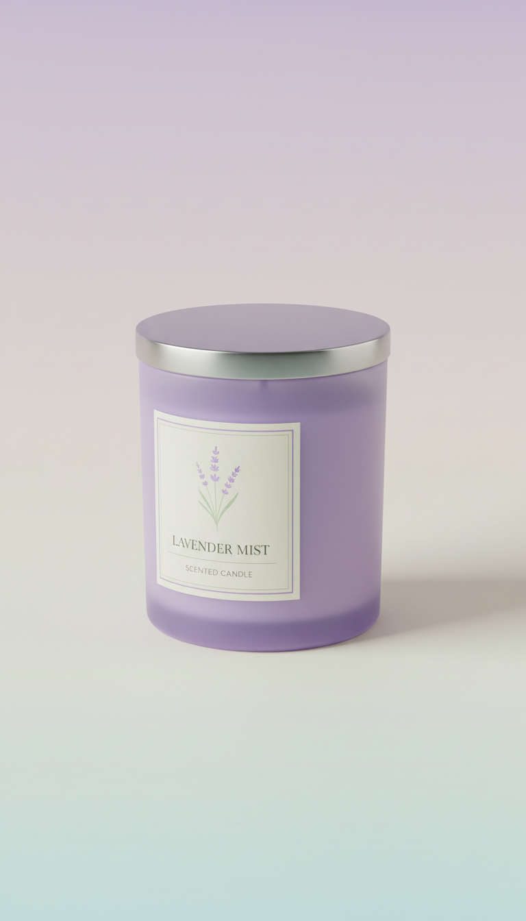 Lavender Mist Scented Candle