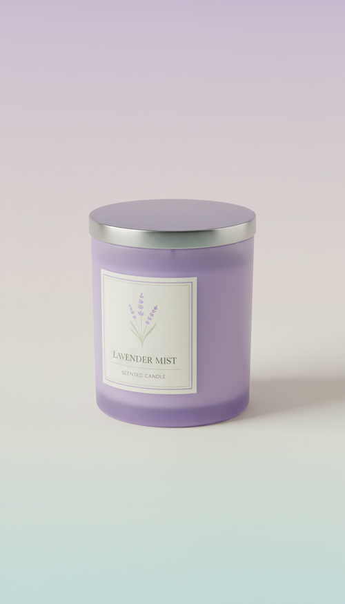 Lavender Mist Scented Candle