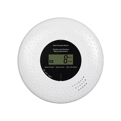 Detektor Asap &amp; CO WiFi Pintar 2-in-1 (Tuya SmartLife)