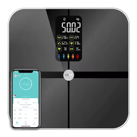 Timbangan Berat Badan Digital Bluetooth 180kg dengan BMI
